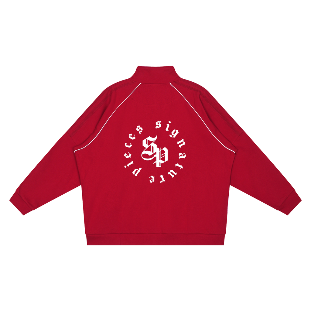 Reflection Striped Raglan Sleeve Jacket (3 Colorways)