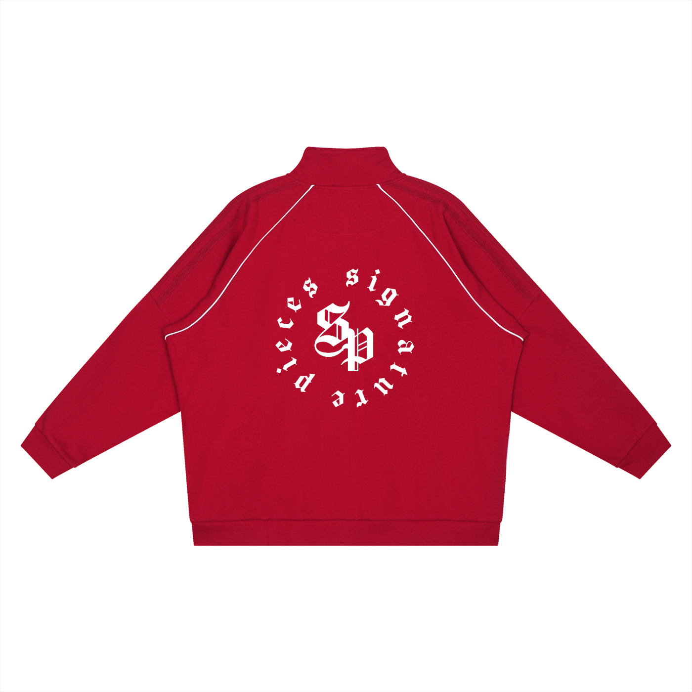 Reflection Striped Raglan Sleeve Jacket (3 Colorways)