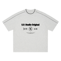 S.P. Studio O. x B.L. Oversized Contrast Tape T-Shirt