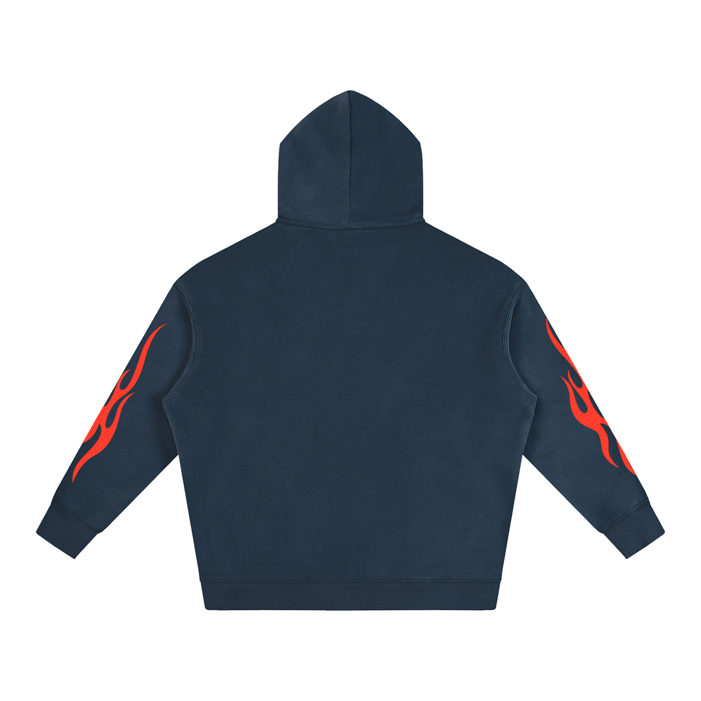 S.P. x L.E. Red Flame Oversize Graphic Hoodie (6 Colorways)