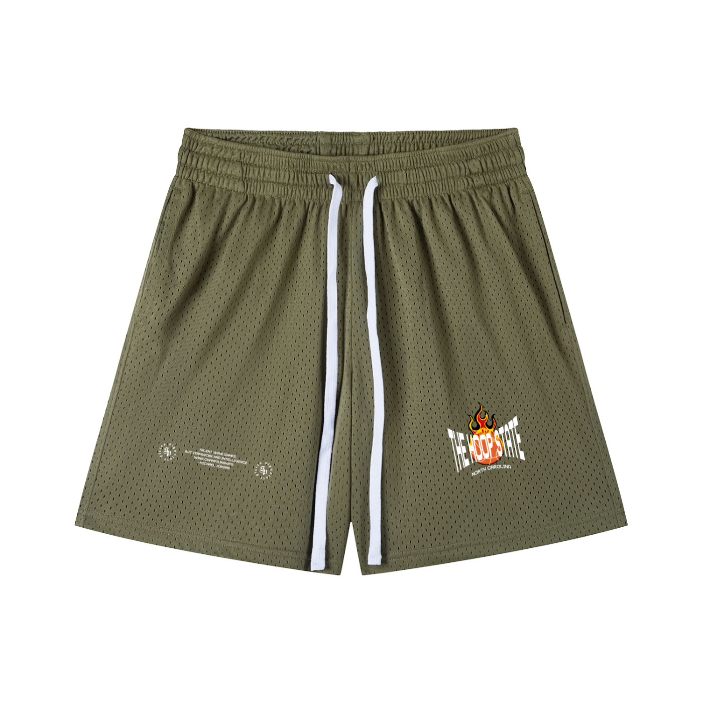 Hoop State N.C. Graphic Basketball Shorts (4 colorways)