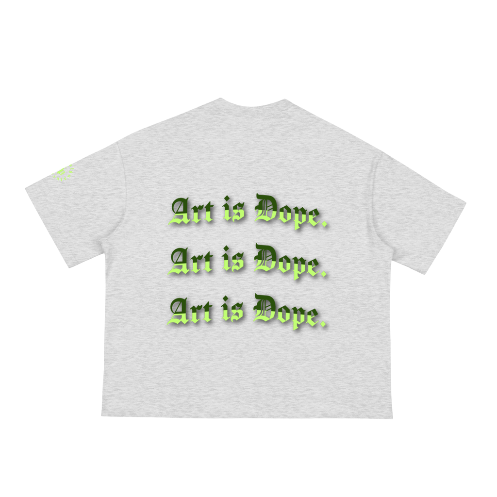 Green Face A.I.D. Boxy Graphic Tee