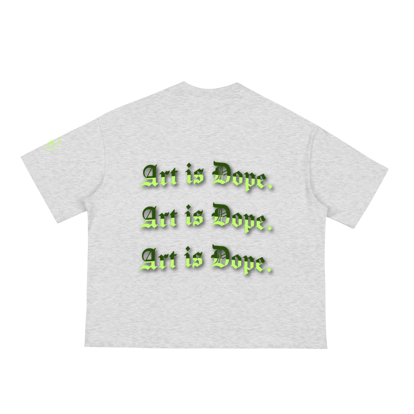 Green Face A.I.D. Boxy Graphic Tee