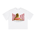 Tattooed Statue White Graphic Tee