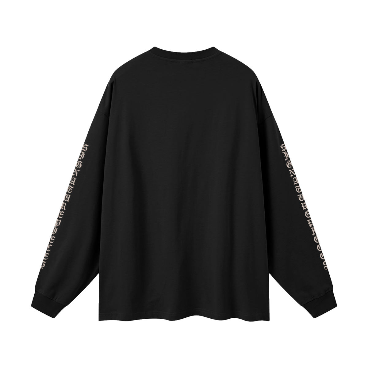 R.K. x S.P. Thomas Family Black Oversized Long Sleeve Tee