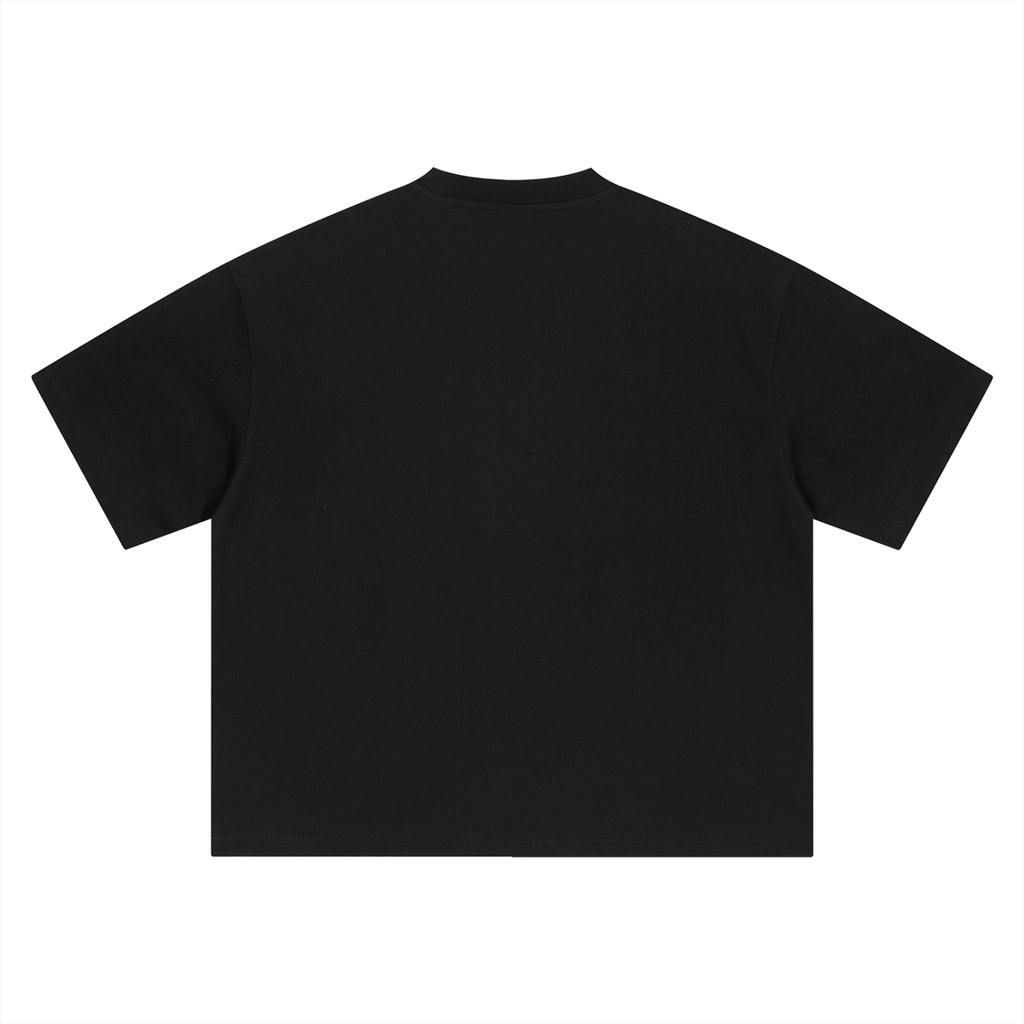 Red X Face Off Oversized Graphic Tee
