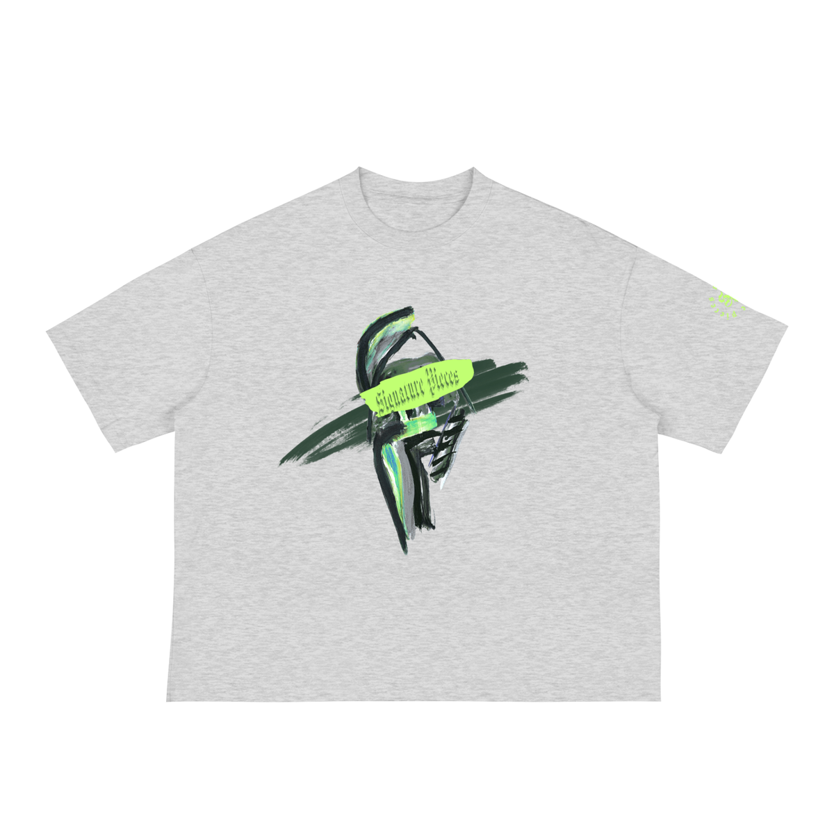 Green Face A.I.D. Boxy Graphic Tee