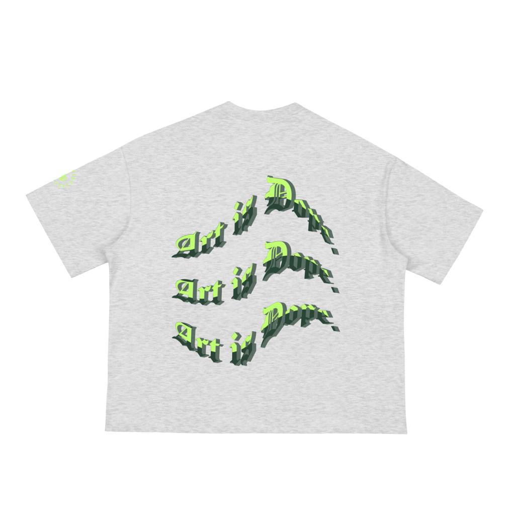 Green Face A.I.D. Boxy Graphic Tee