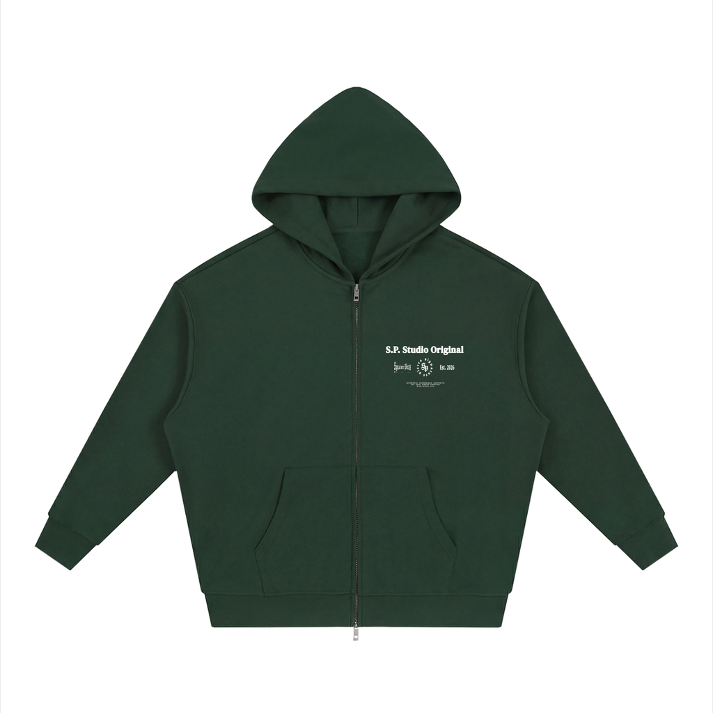 S.P. Studio O. x W.L. Loose Zip Hoodie (9 Colorways)