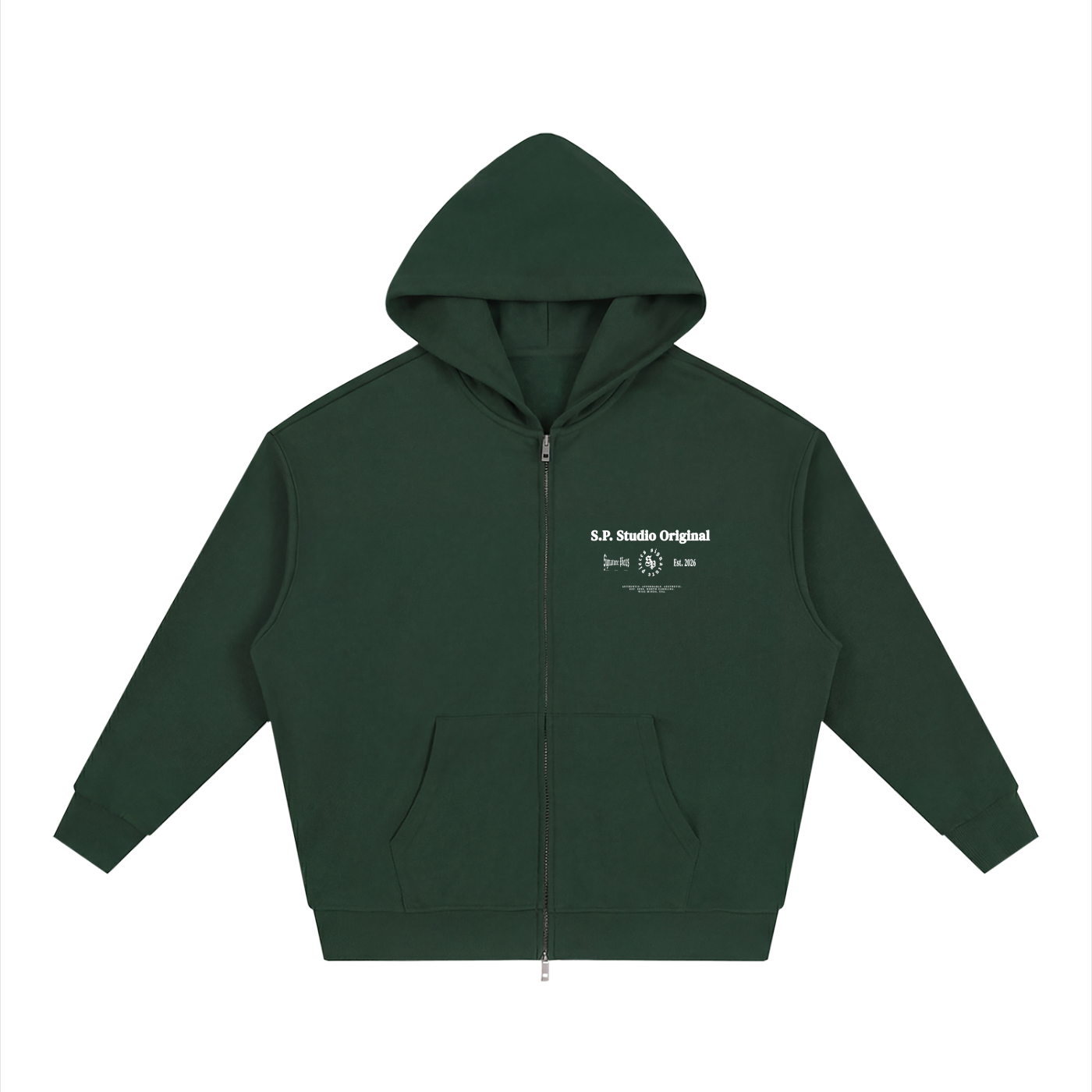 S.P. Studio O. x W.L. Loose Zip Hoodie (9 Colorways)