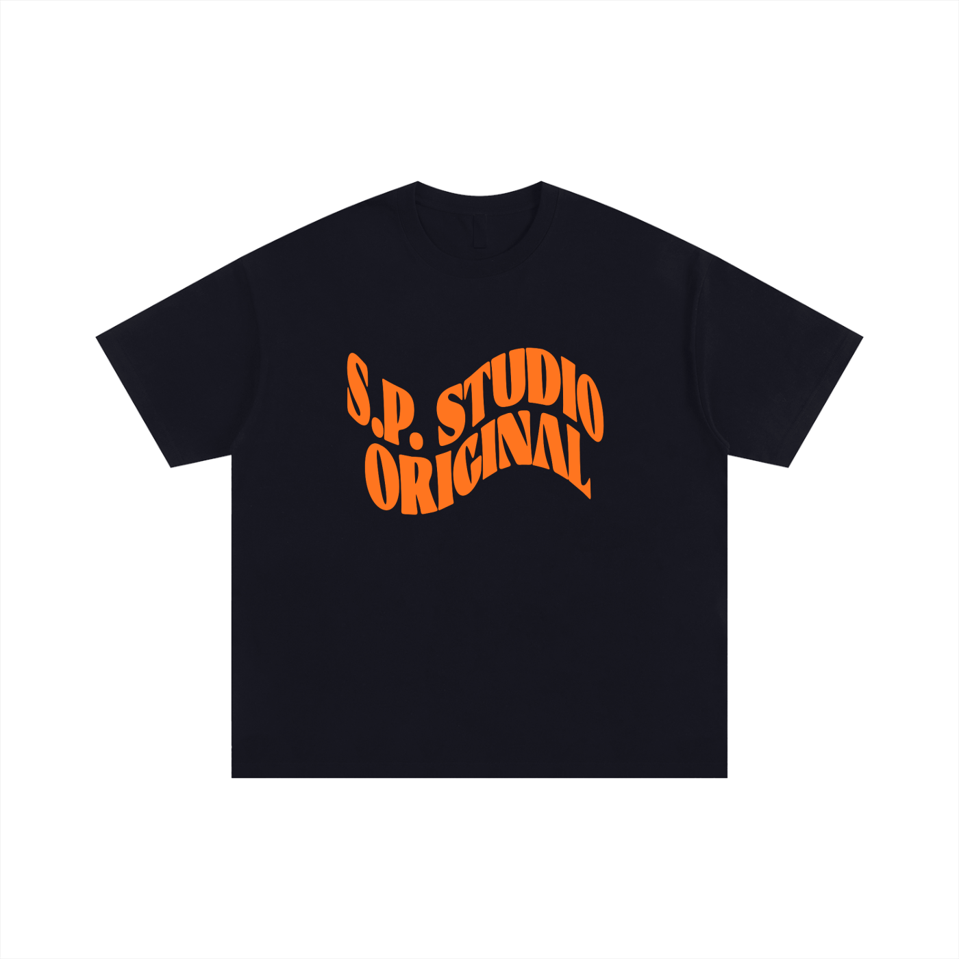 S.P. Studio Original Crazy Orange Oversized Graphic Tee