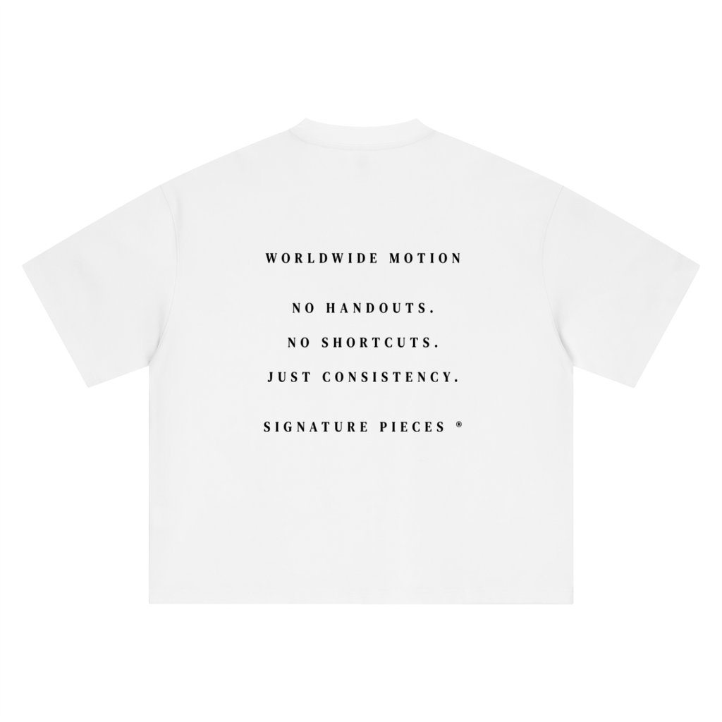 S.P. Globe White Oversized Graphic Tee
