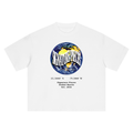 S.P. Globe White Oversized Graphic Tee