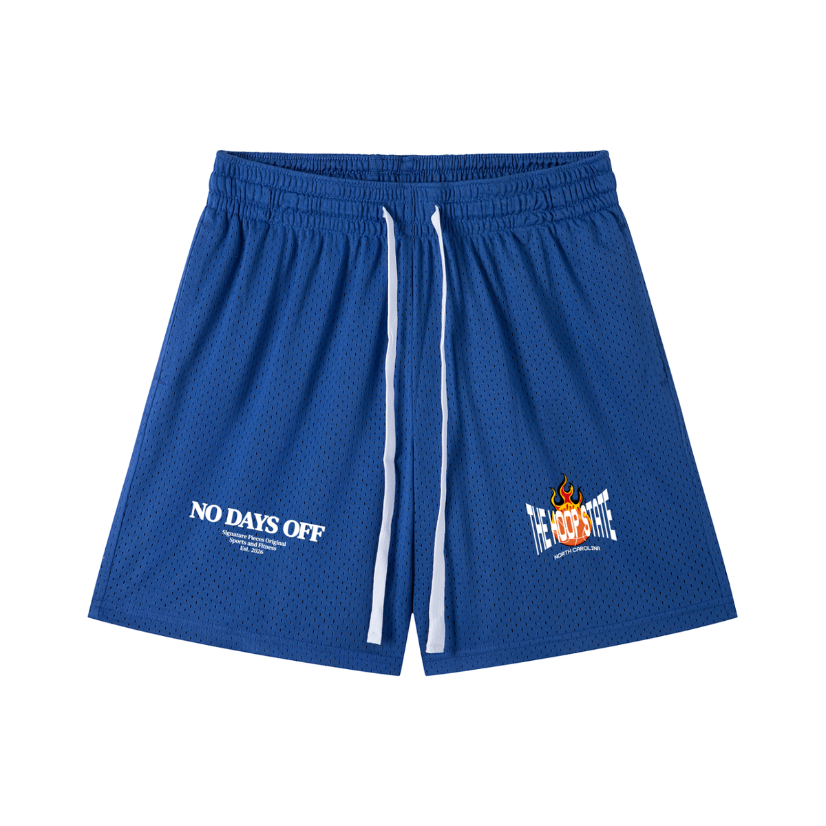 N.D.O. x Hoop State N.C. Graphic Basketball Shorts (8 colorways)