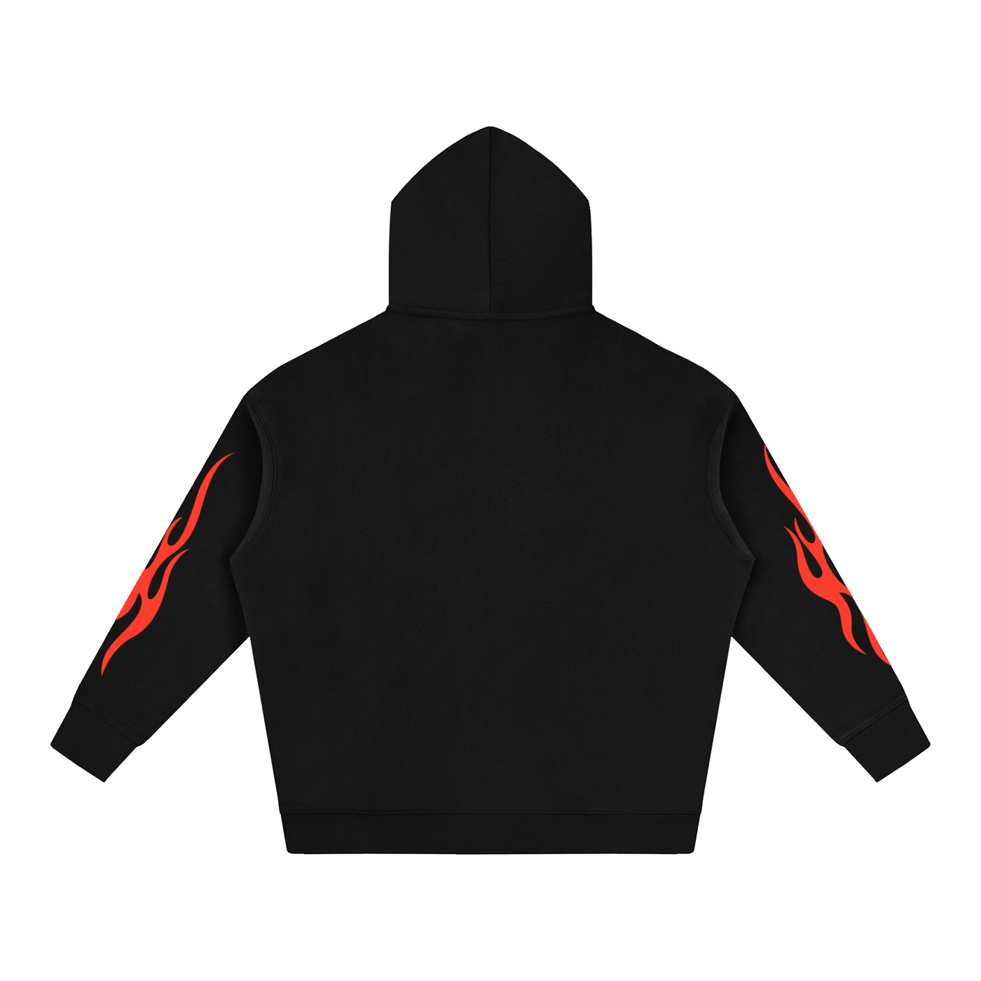 S.P. x L.E. Red Flame Oversize Graphic Hoodie (6 Colorways)
