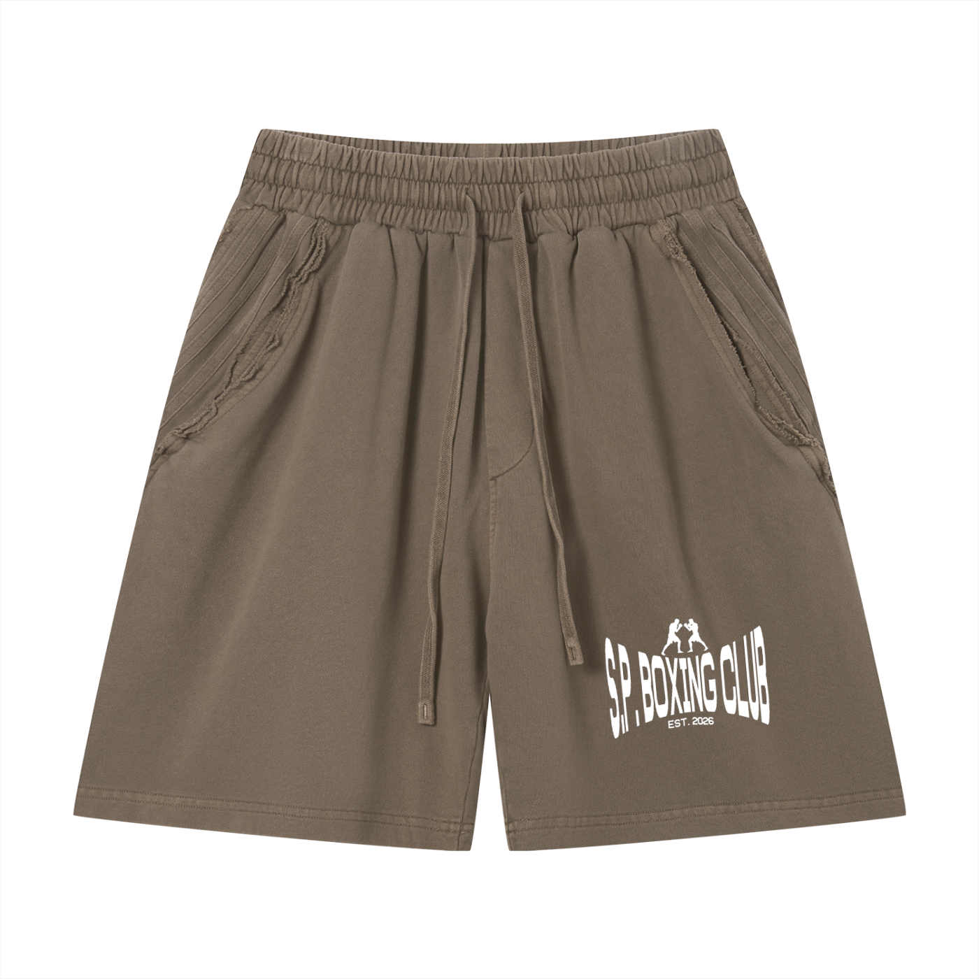 S.P.B.C. Vintage Wash Raw Edge Shorts (4 Colorways)