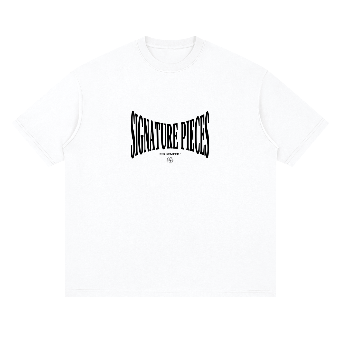 S.P. x Black O.L. Streetwear Loose Drop Shoulder Tee (Scale) (4 Colorways)