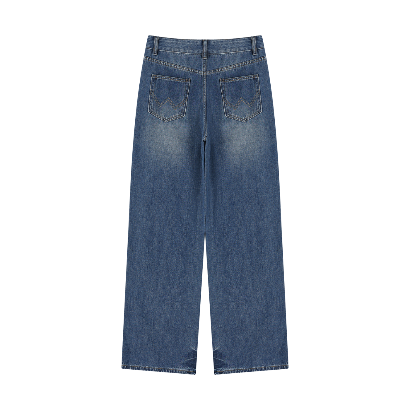 S.L. II Vintage Washed Wide Leg Jeans