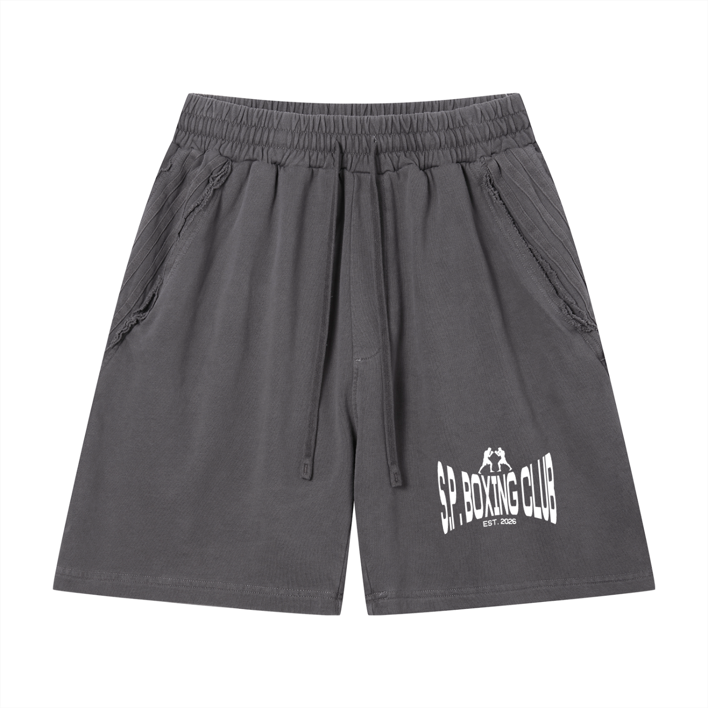 S.P.B.C. Vintage Wash Raw Edge Shorts (4 Colorways)