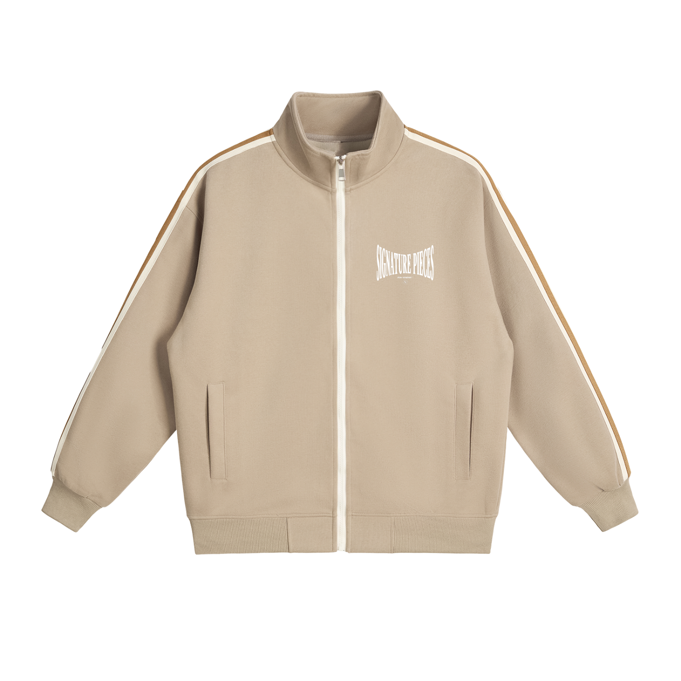 S.P. x O.L. Contrast Side-Stripe Stand Collar Jacket (3 Colorways)