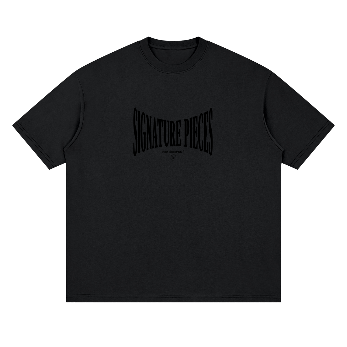 S.P. x Black O.L. Streetwear Loose Drop Shoulder Tee (Scale) (4 Colorways)