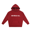 God Heals All Oversize Fleeced Hoodie (9 Colorways)