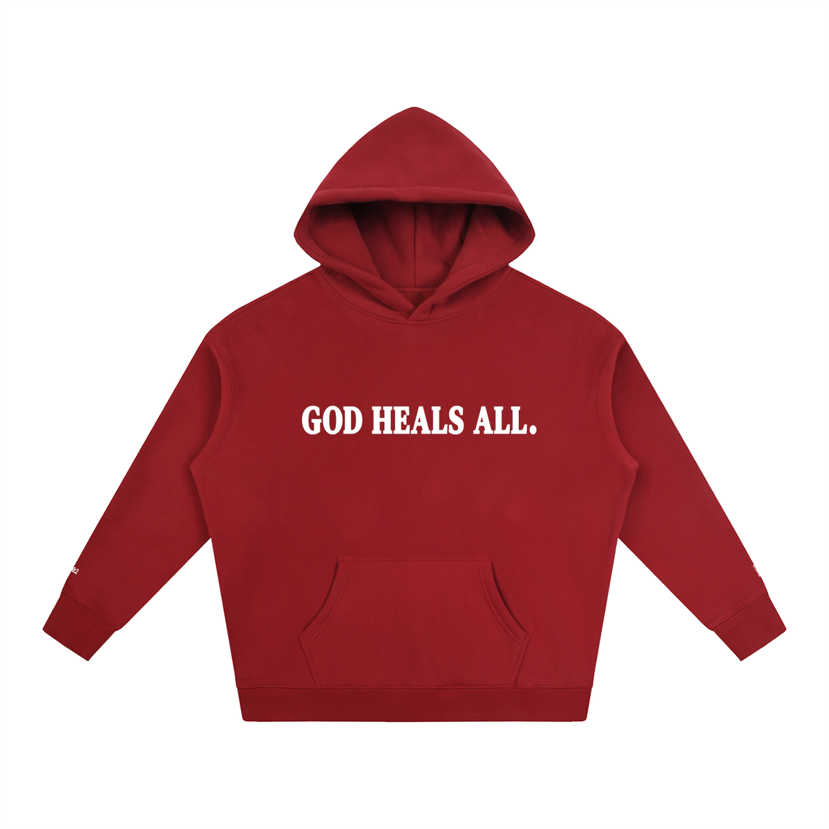 God Heals All Oversize Fleeced Hoodie (9 Colorways)