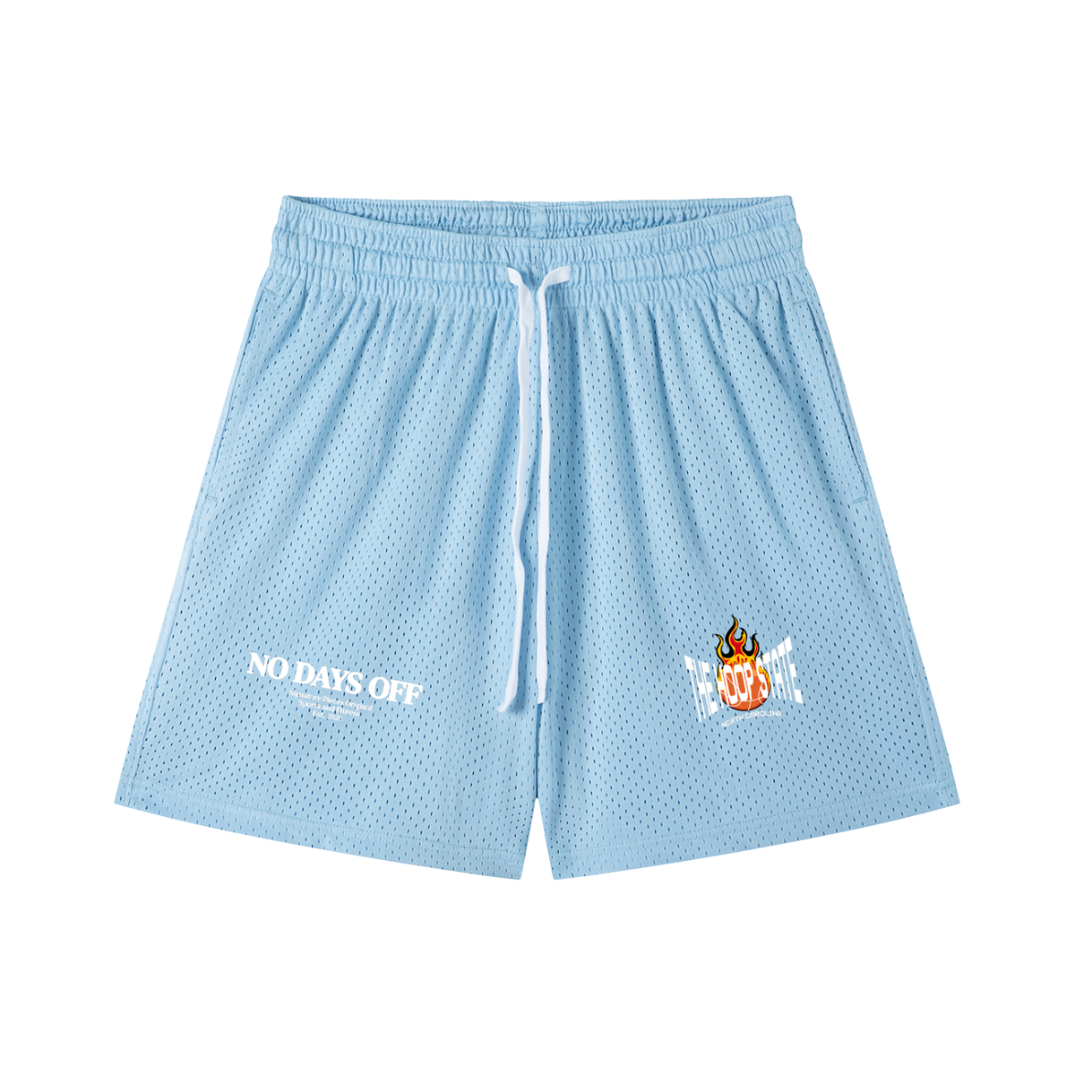 N.D.O. x Hoop State N.C. Graphic Basketball Shorts (8 colorways)