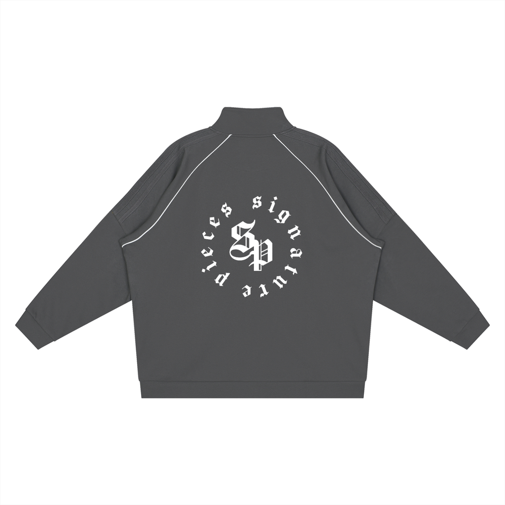 Reflection Striped Raglan Sleeve Jacket (3 Colorways)
