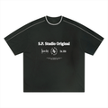 S.P. Studio O. x W.L. Oversized Contrast Tape T-Shirt