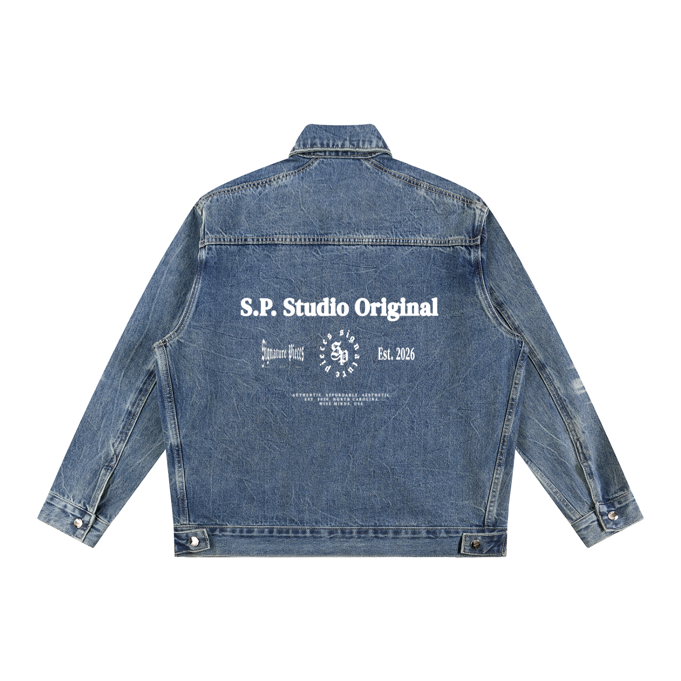 S.P. Studio O. x W.L. Vintage Wash Denim Jacket