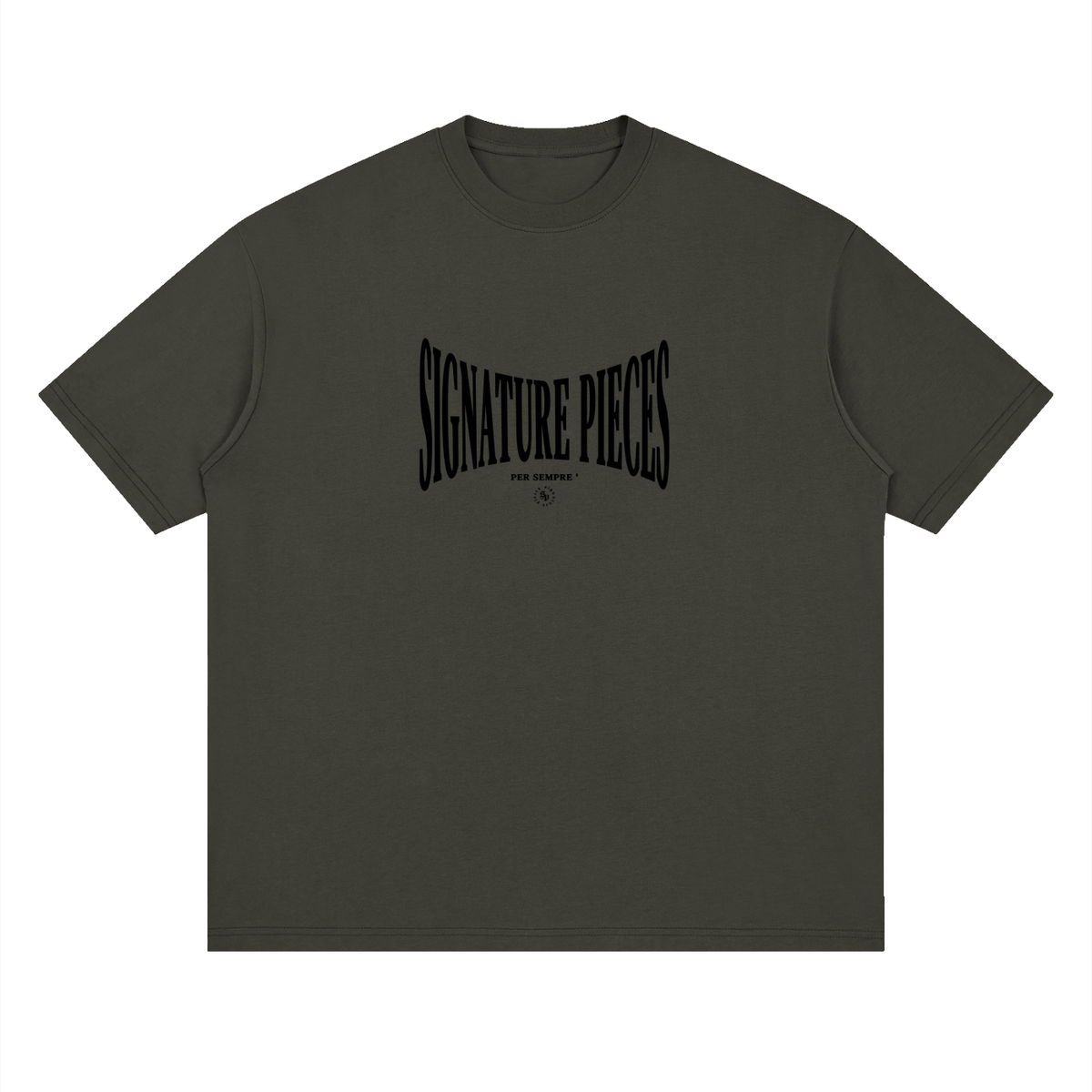 S.P. x Black O.L. Streetwear Loose Drop Shoulder Tee (Scale) (4 Colorways)