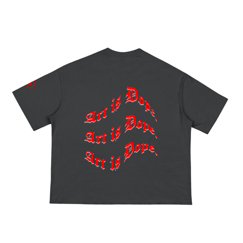 Censored Lips A.I.D. Boxy Graphic Tee