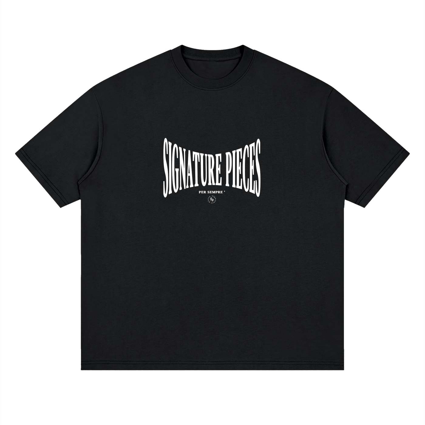 S.P. x White O.L. Streetwear Loose Drop Shoulder Tee (Scale) (3 Colorways)