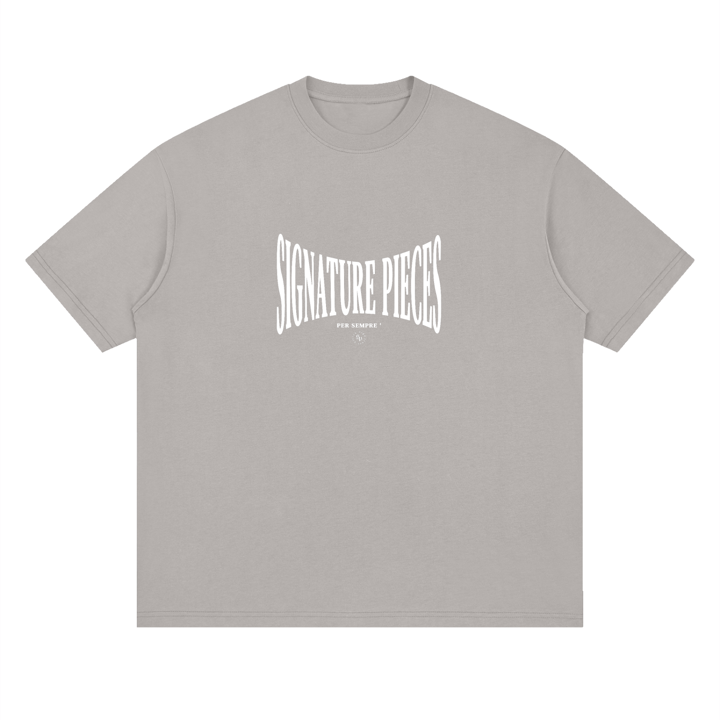 S.P. x White O.L. Streetwear Loose Drop Shoulder Tee (Scale) (3 Colorways)