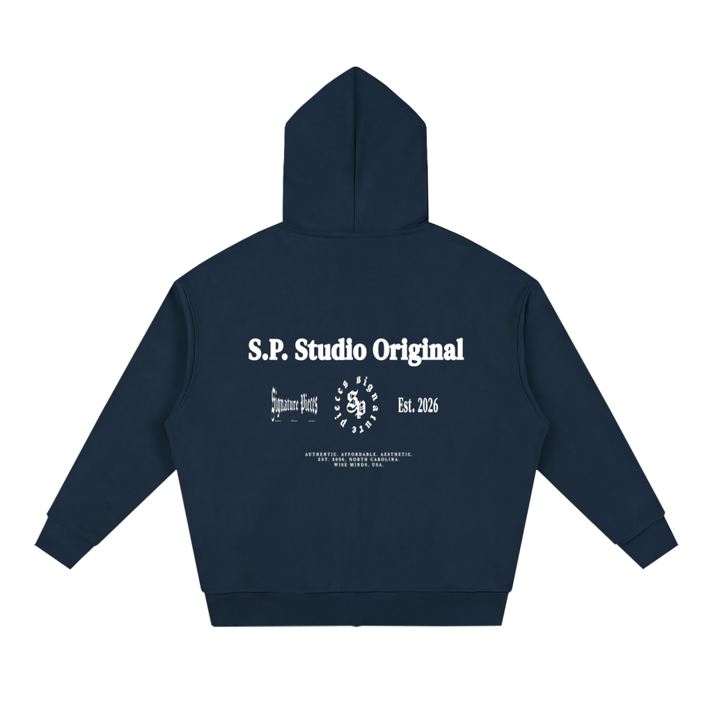 S.P. Studio O. x W.L. Loose Zip Hoodie (9 Colorways)