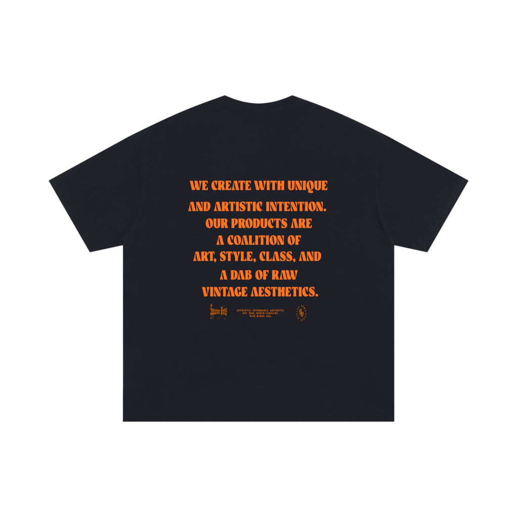 S.P. Studio Original Crazy Orange Oversized Graphic Tee