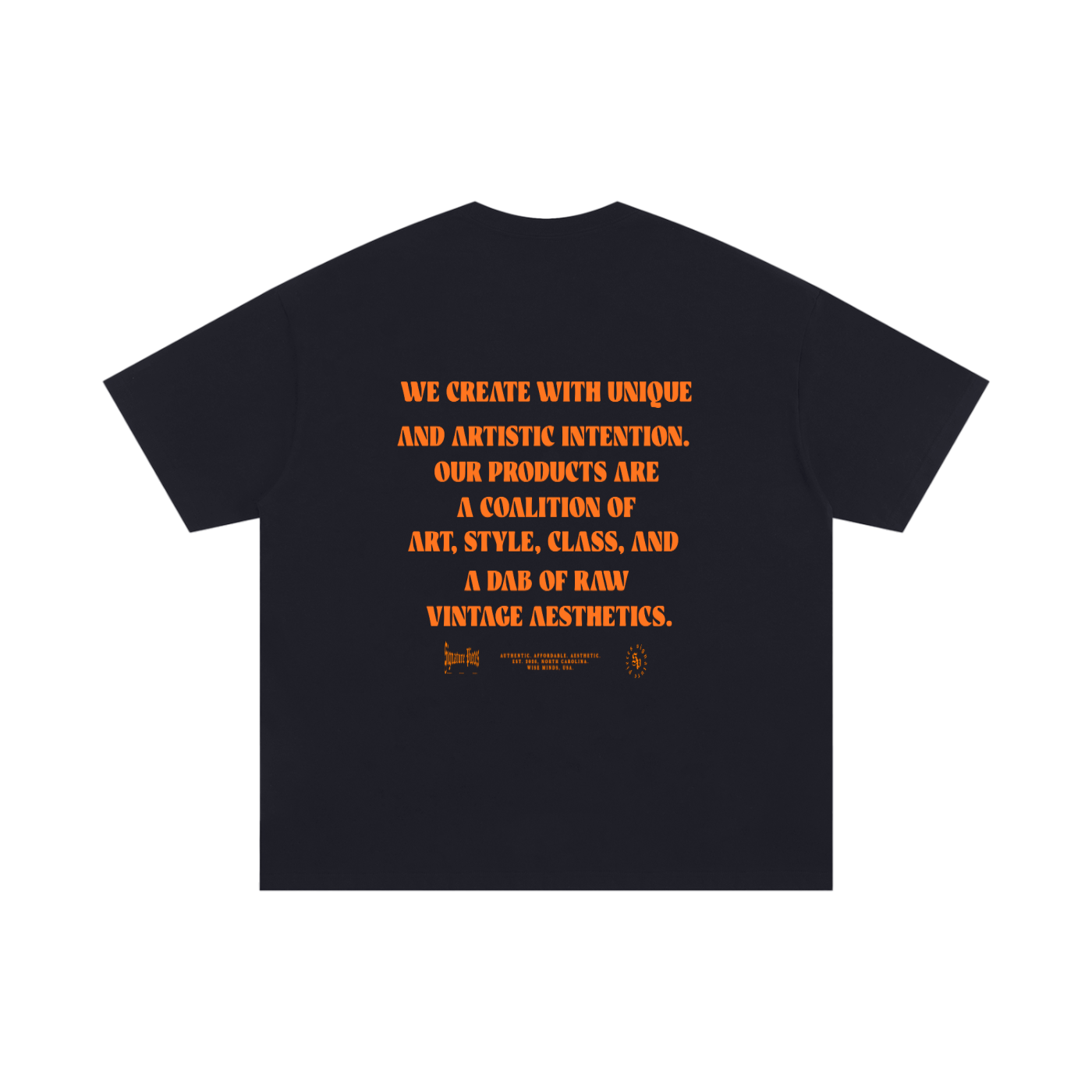 S.P. Studio Original Crazy Orange Oversized Graphic Tee