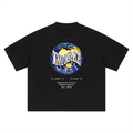 S.P. Globe Black Oversized Graphic Tee