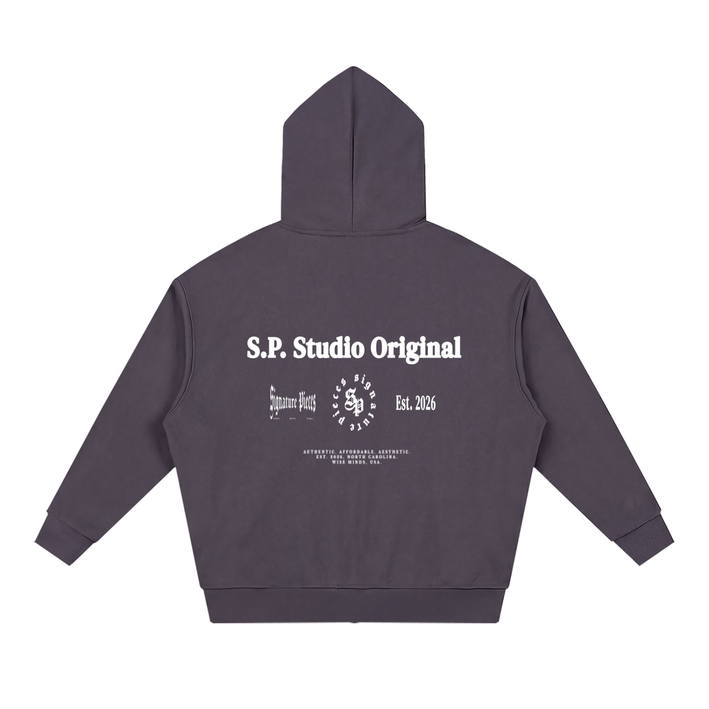 S.P. Studio O. x W.L. Loose Zip Hoodie (9 Colorways)