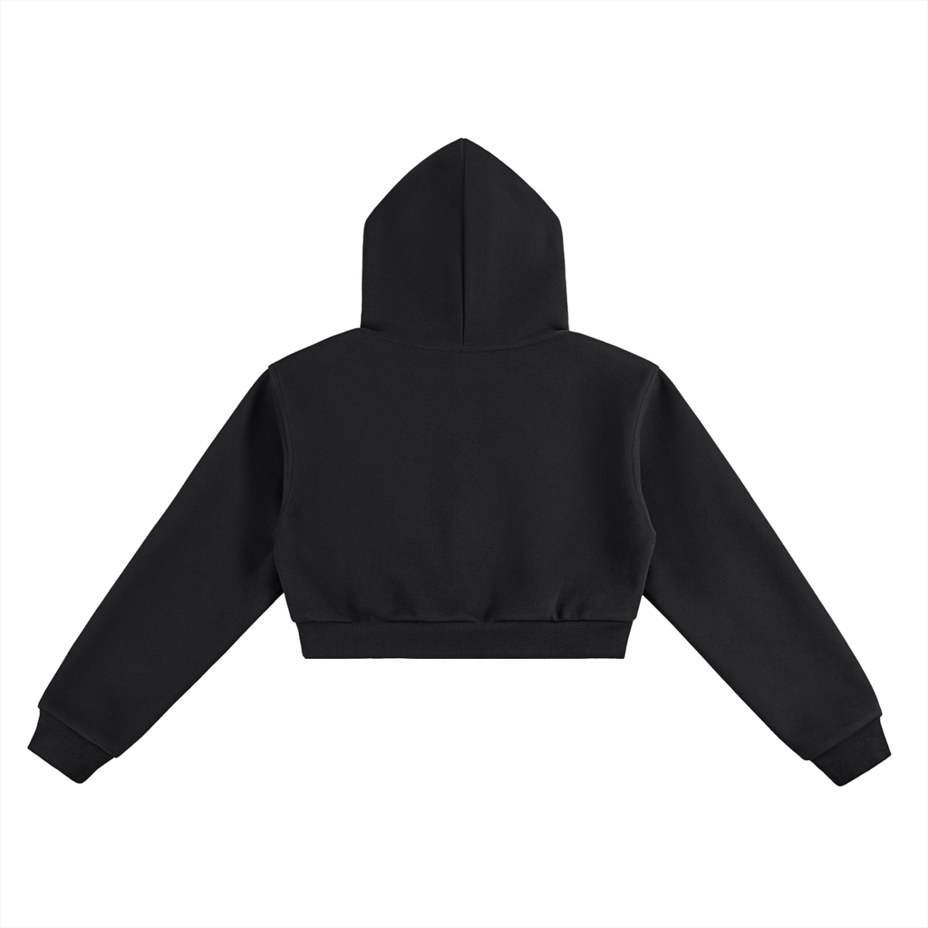 Purple Princess Cropped Hoodie