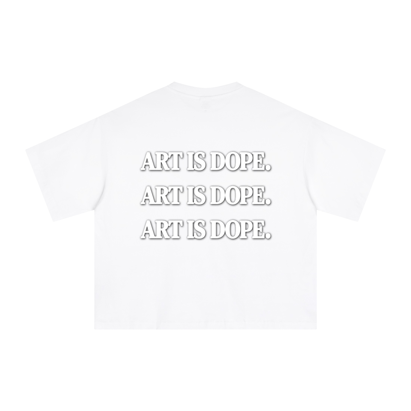 Baby Genius Painting x S.P. White Sorona Graphic Boxy Tee