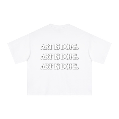 Baby Genius Painting x S.P. White Sorona Graphic Boxy Tee