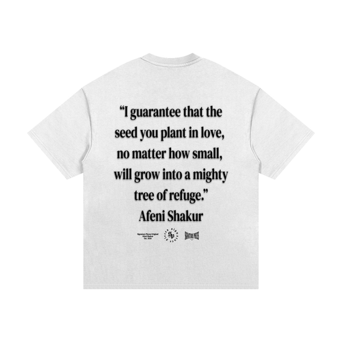 Afeni Shakur x S.P. White Heavyweight Graphic Tee