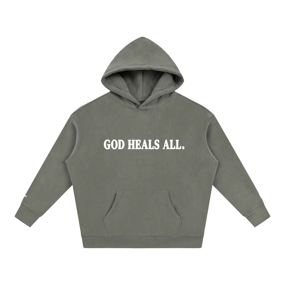 God Heals All Oversize Fleeced Hoodie (9 Colorways)