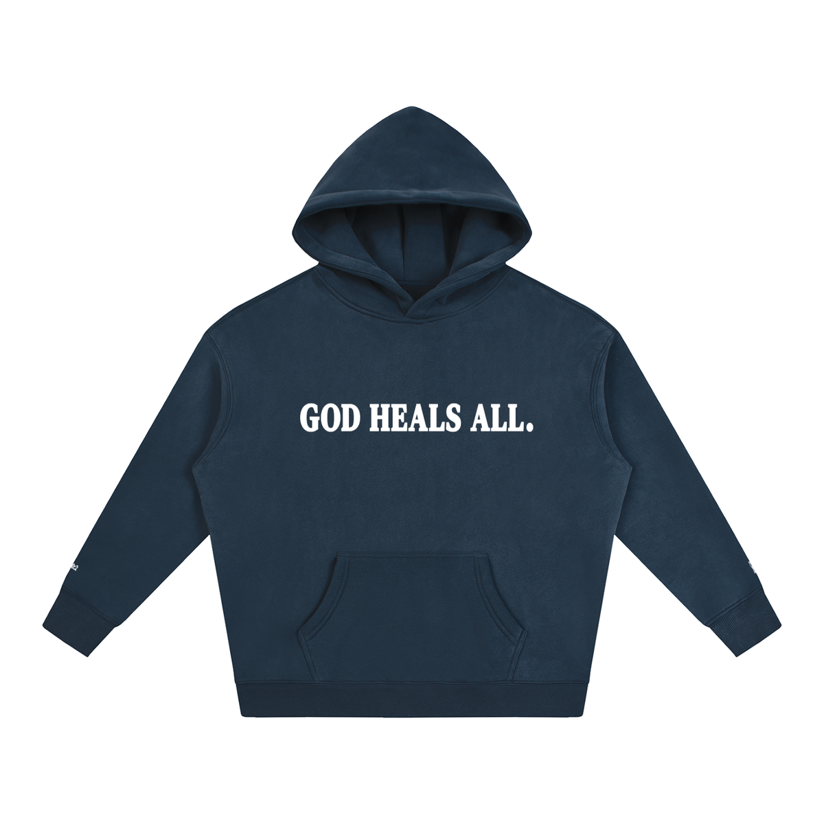 God Heals All Oversize Fleeced Hoodie (9 Colorways)