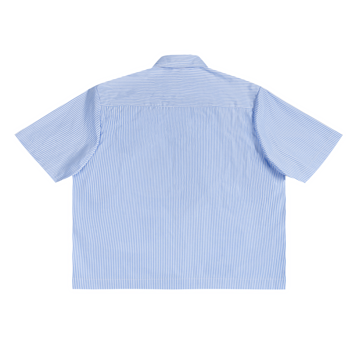 S.P. x O.L. Boxy Oversized Vertical Stripe Button Down