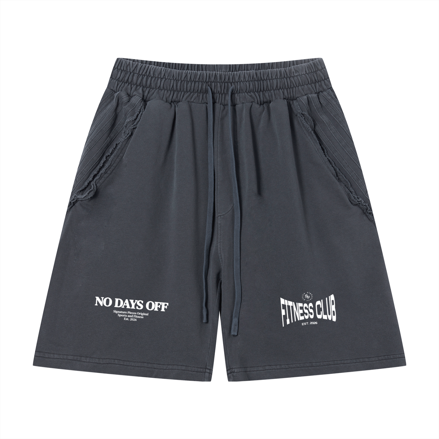 N.D.O. x F.C. Vintage Wash Raw Edge Shorts (4 Colorways)
