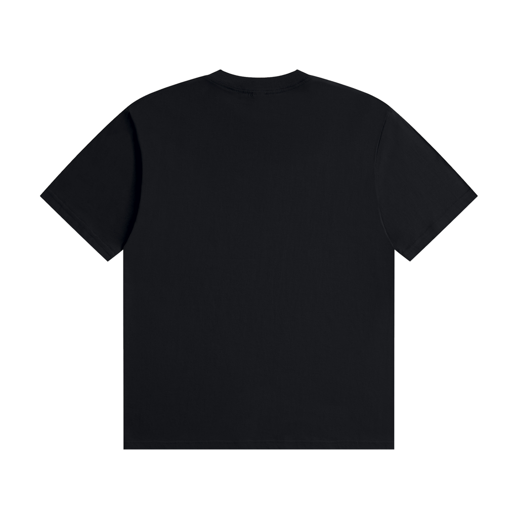 S.P. x White O.L. Black Seamless Cotton Tee (Scale)