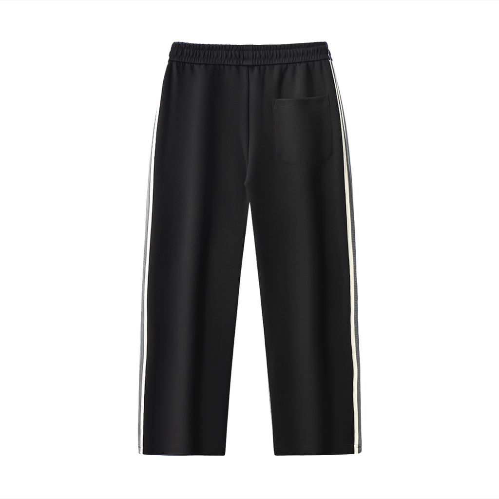 S.P. x O.L. Contrast Side-Stripe Straight-Leg Pants (3 Colorways)